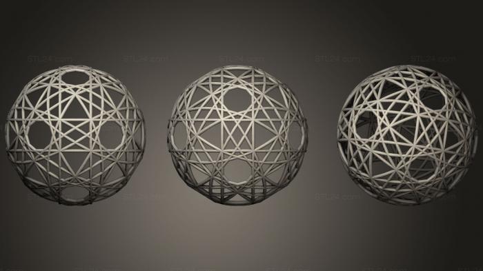 Geometric shapes (Love, SHPGM_0639) 3D models for cnc